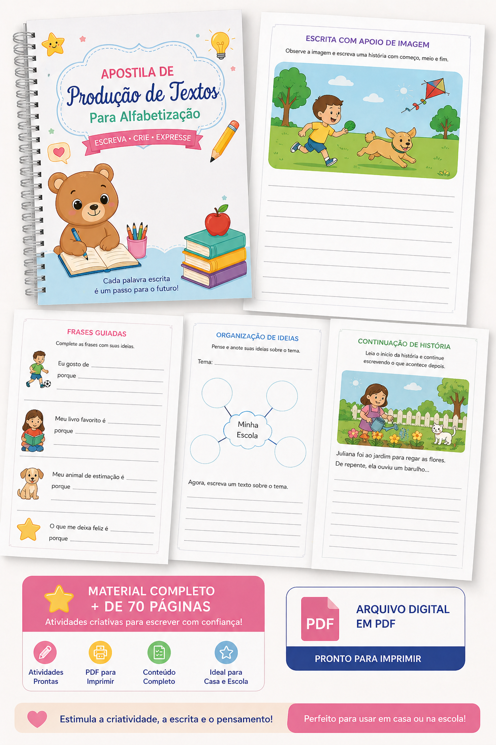 Exemplo de atividade de produção de texto
